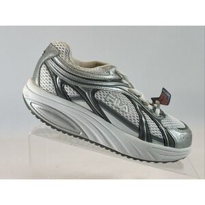 Fila Sculpt-N-Tone Rocker Shoes Women's US 6 White Silver Color Toning New